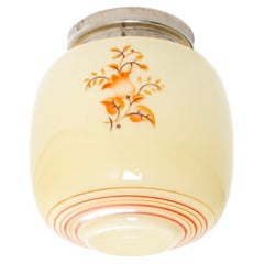 Vintage Scandinavian Flush Mount Ceiling Light, 1950s