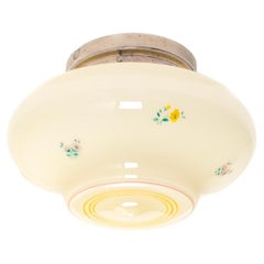 Scandinavian Flush Mount Ceiling Light, 1950s