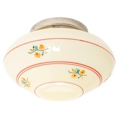 Scandinavian Flush Mount Ceiling Light, 1950s