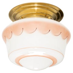 Scandinavian Flush Mount Ceiling Light, 1950s