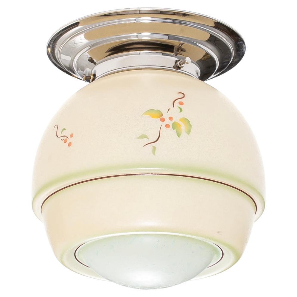Plafonnier à affleurement scandinave, années 1950