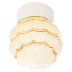Scandinavian Flush Mount Ceiling Light, 1950s