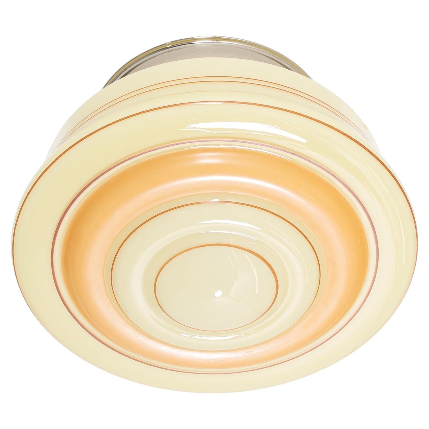 Scandinavian Flush Mount Ceiling Light, 1950s