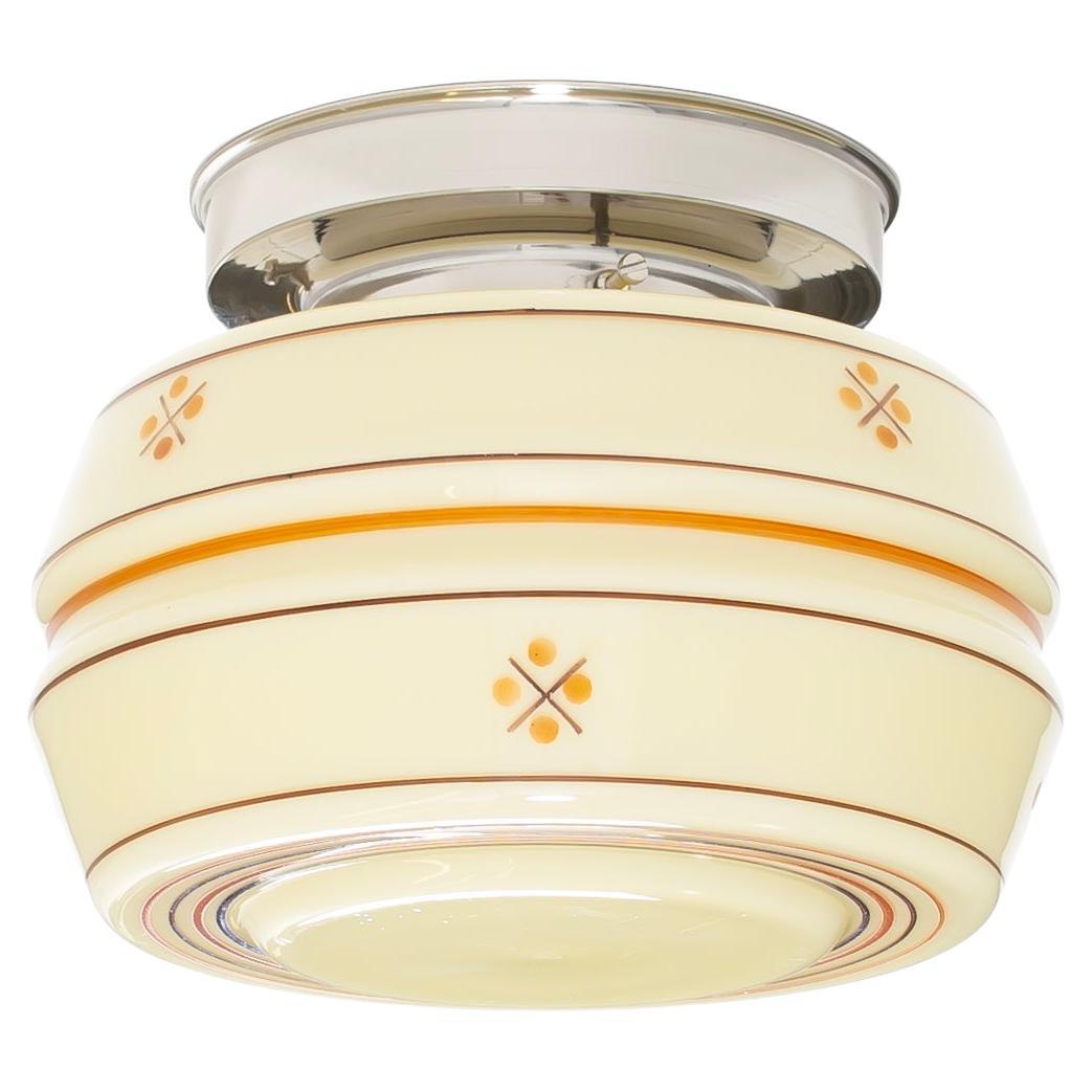 Scandinavian Flush Mount Ceiling Light, 1950s
