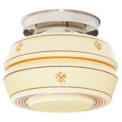 Scandinavian Flush Mount Ceiling Light, 1950s