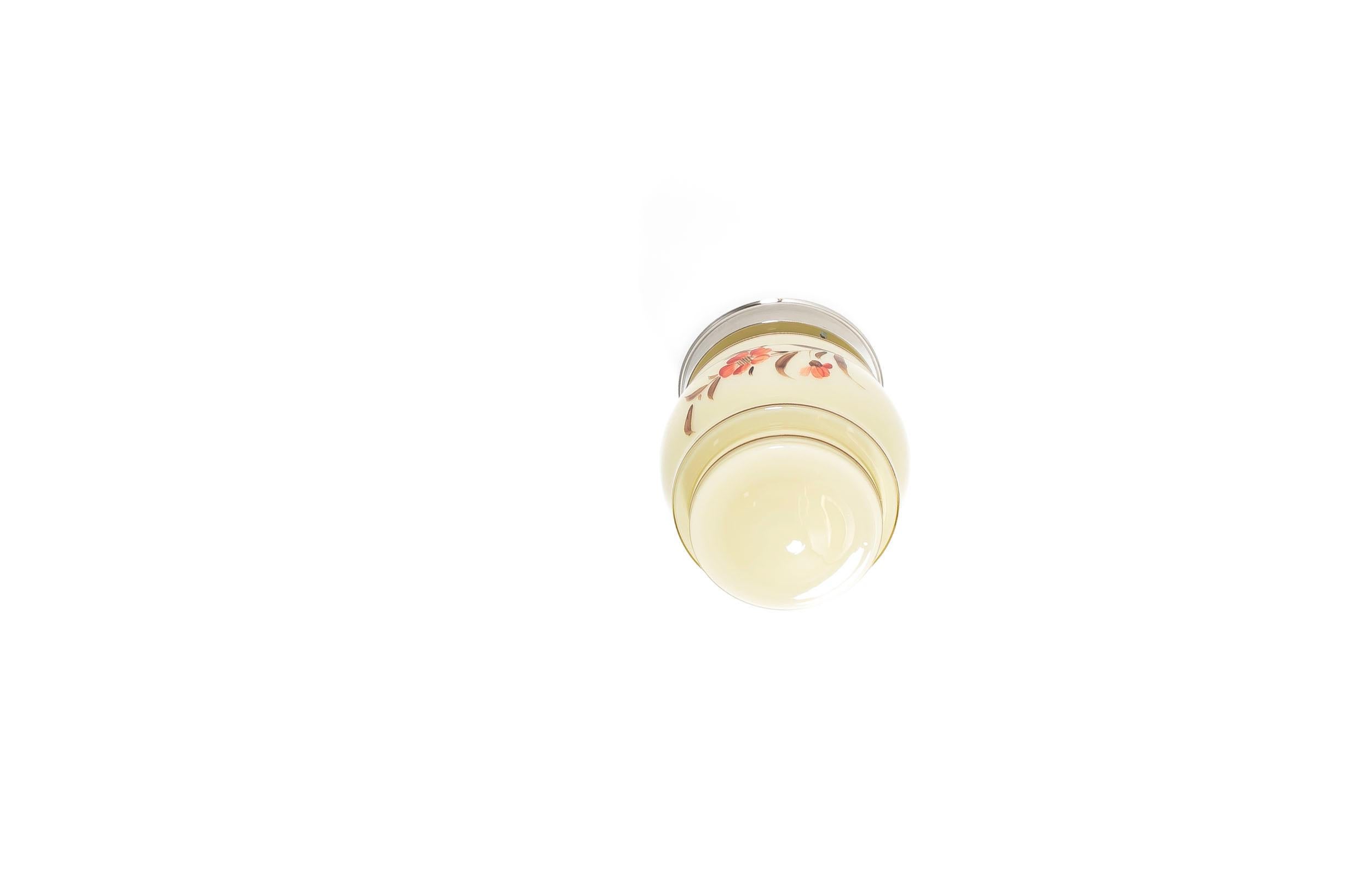 Mid-20th Century Scandinavian Flush Mount Ceiling Light, 1960s For Sale