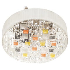 Scandinavian Flush Mount Ceiling Light, 1960s
