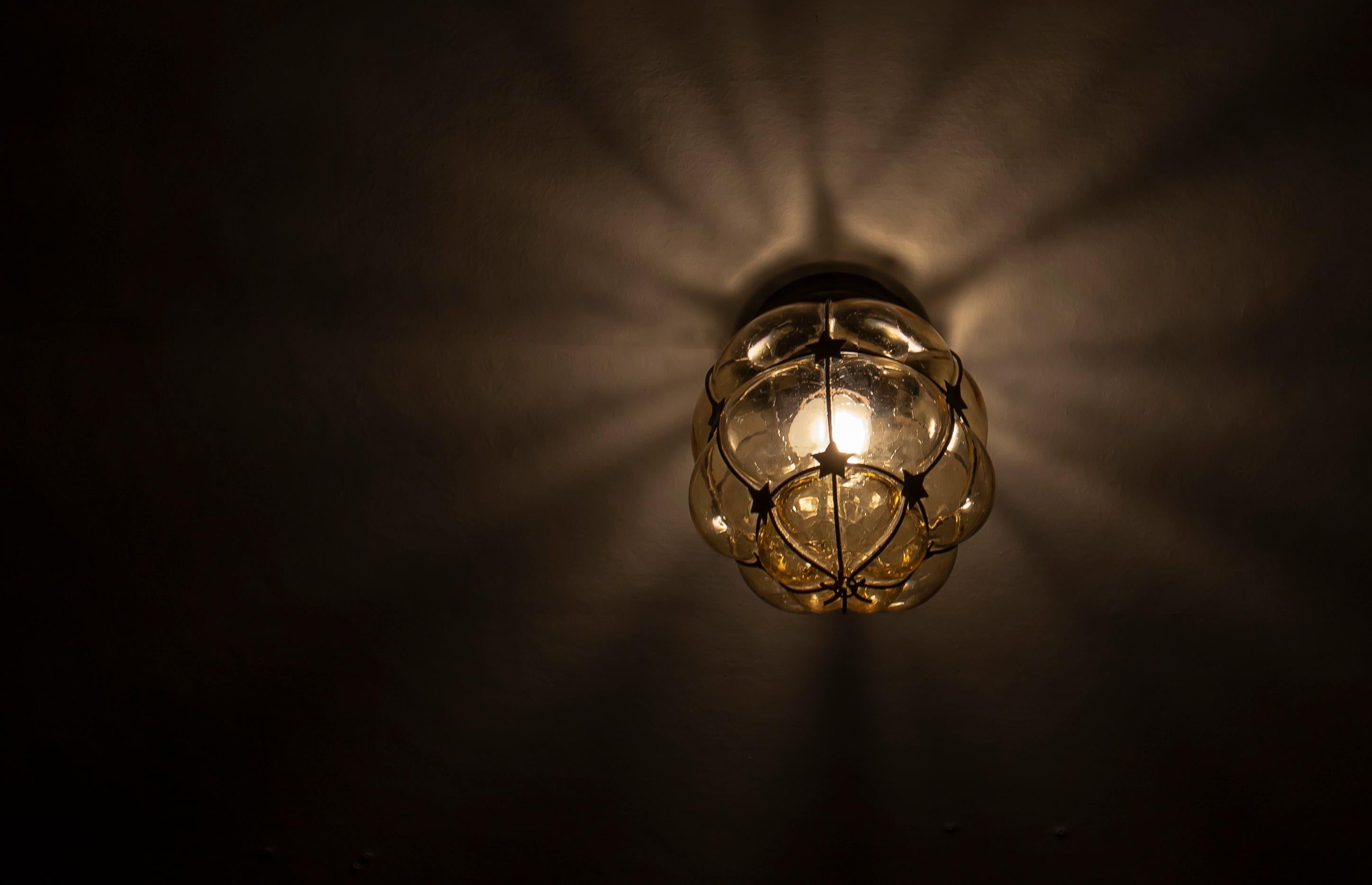 Scandinavian Flush Mount Hallway Light, 1970s For Sale 5