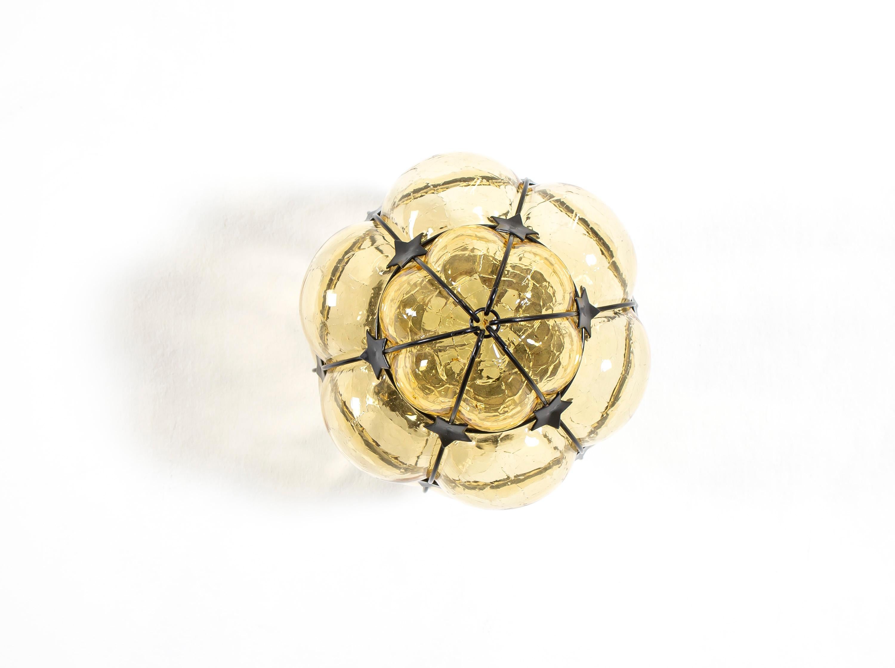 Mid-Century Modern Scandinavian Flush Mount Hallway Light, 1970s For Sale