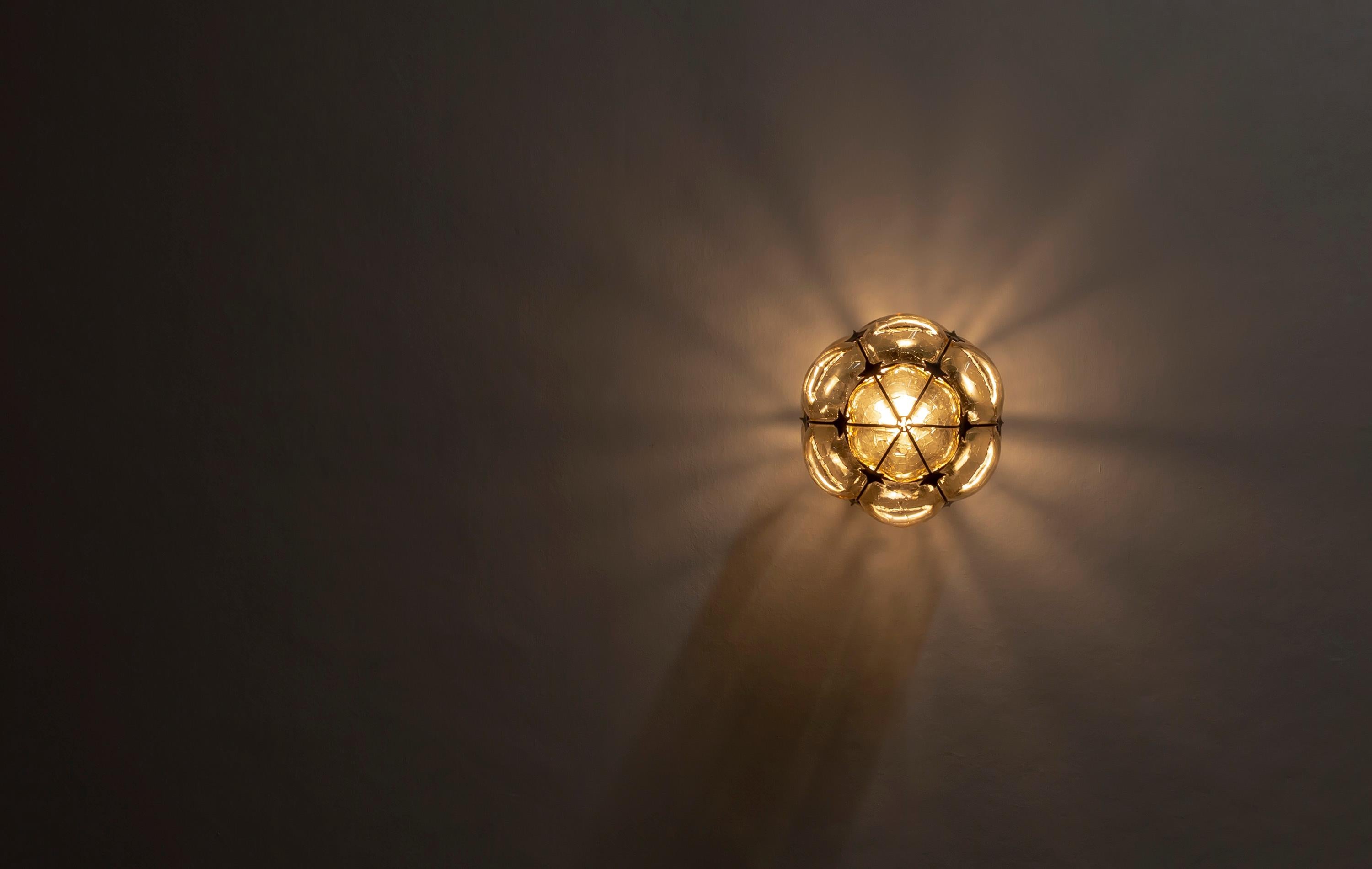 Scandinavian Flush Mount Hallway Light, 1970s For Sale 1