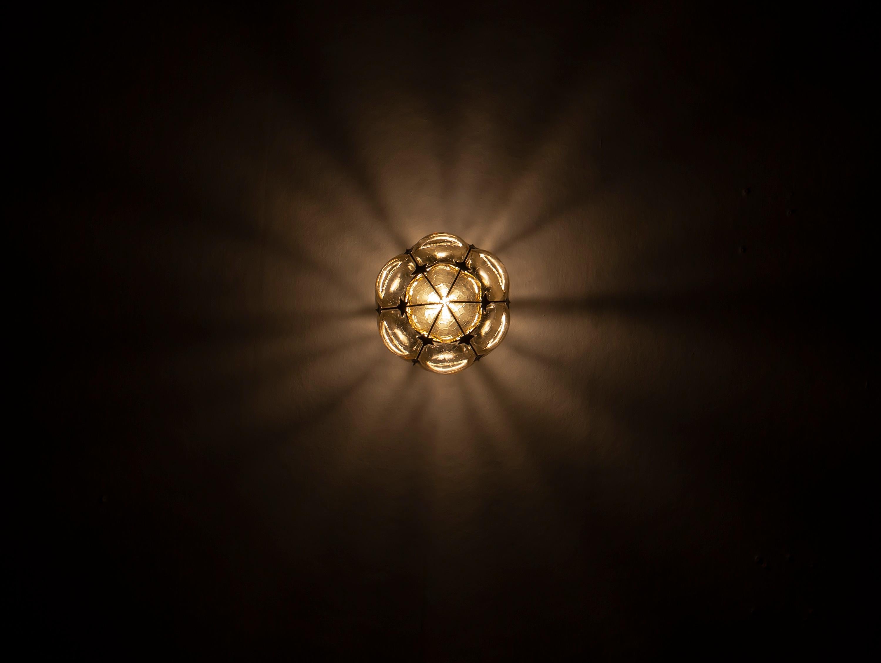 Scandinavian Flush Mount Hallway Light, 1970s For Sale 3