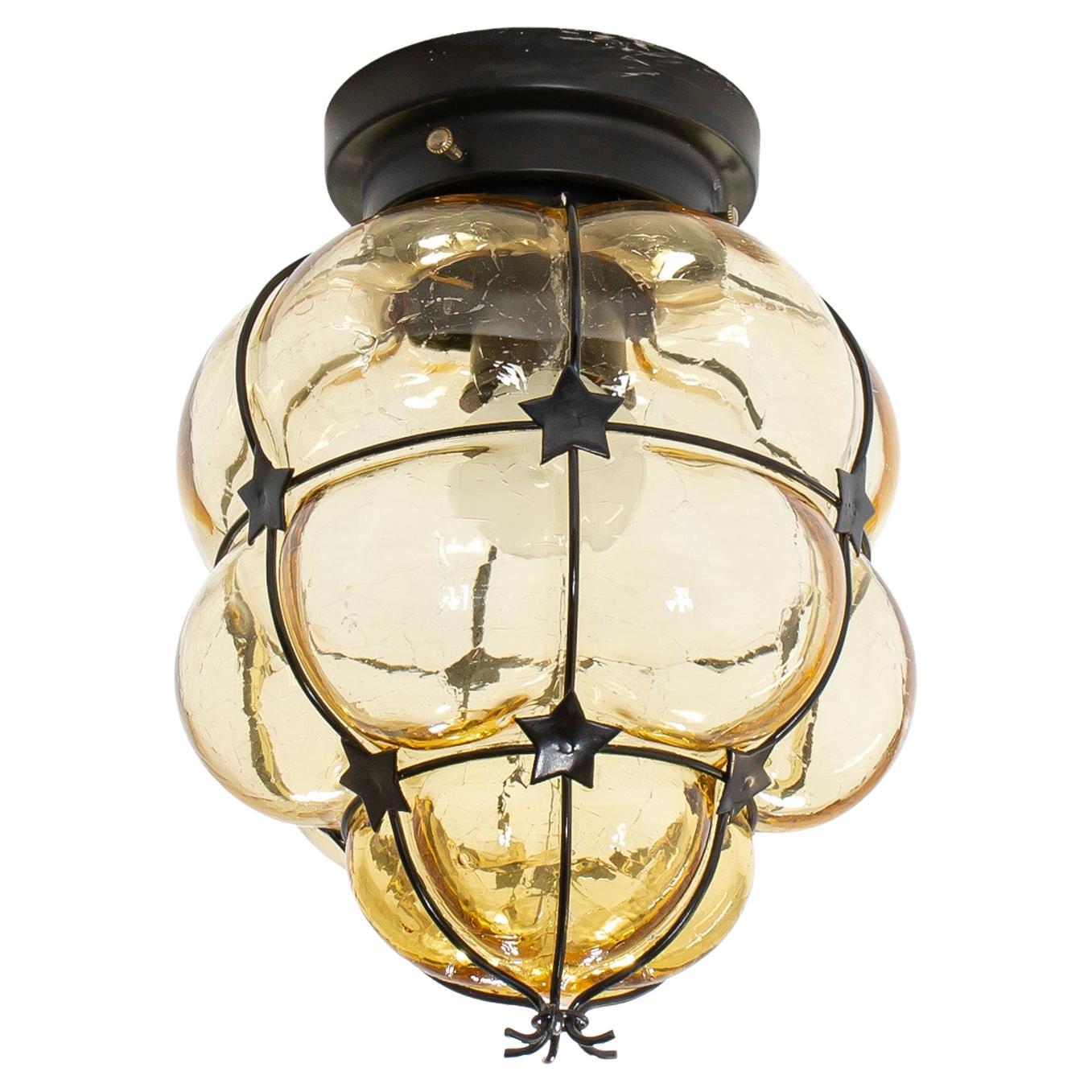 Scandinavian Flush Mount Hallway Light, 1970s