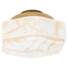 Scandinavian Flush Mount Light, 1970s