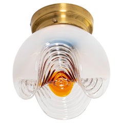 Retro Scandinavian Flush Mount Light, 1970s