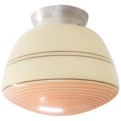 Scandinavian Flushmount Ceiling Lamp, 1950s