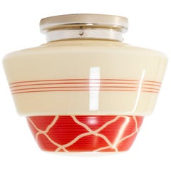 Plafonnier encastré scandinave, années 1950