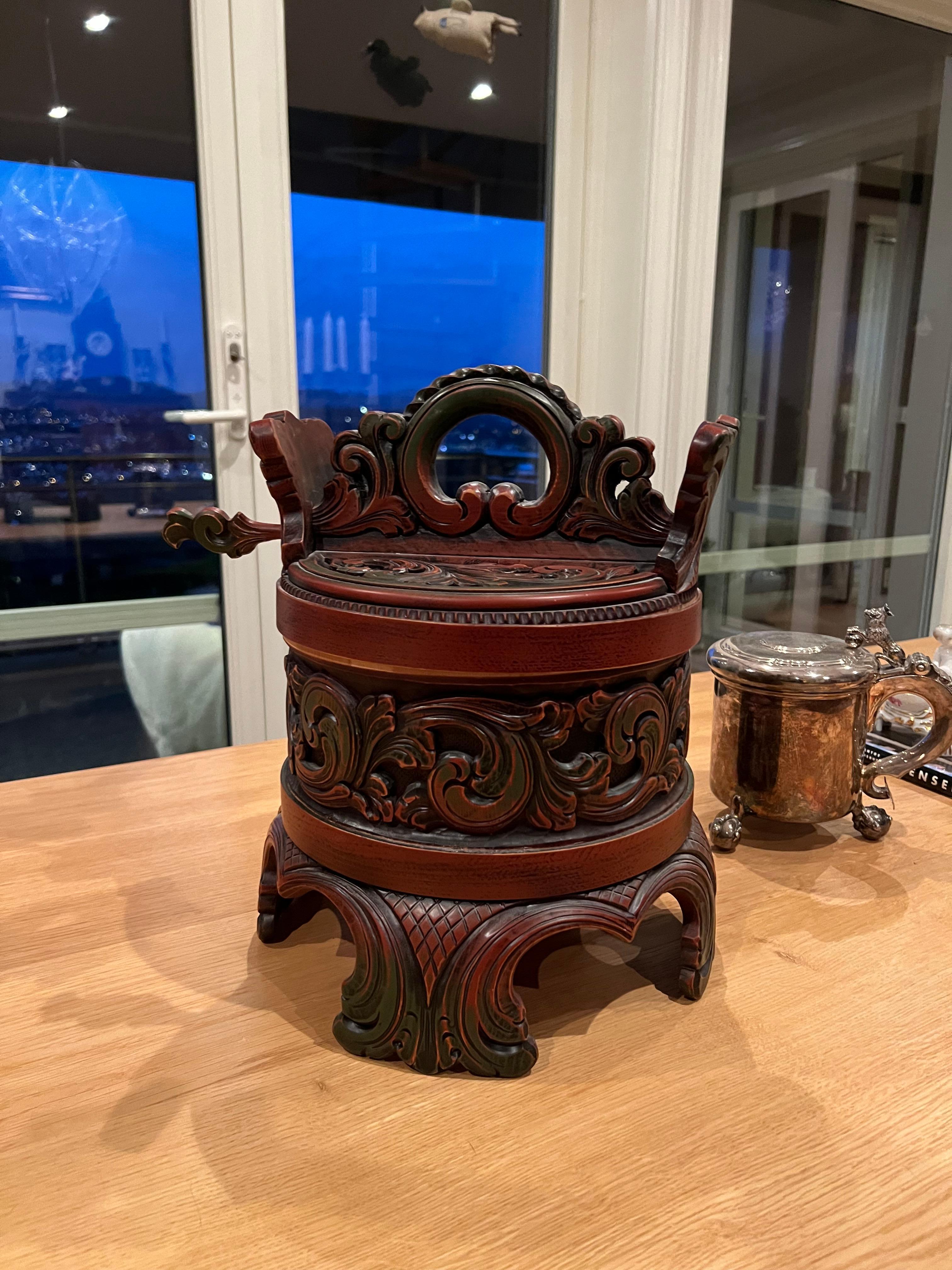 Seau à beurre de ferme scandinave, fabriqué à la main, Norvège, signé en vente 1