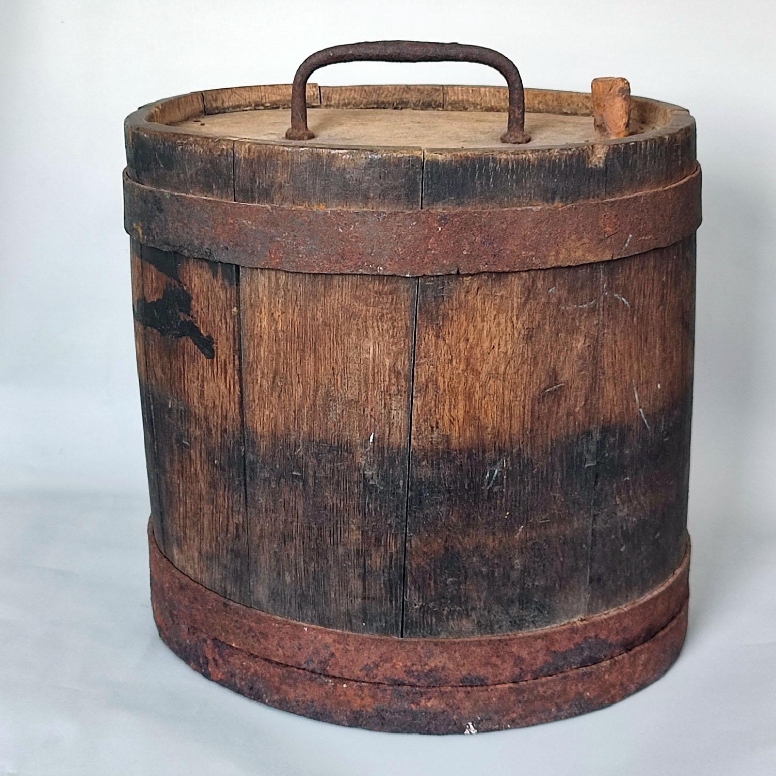Svedese Vino scandinavo, alcool, botte di Oak, XIX secolo in vendita