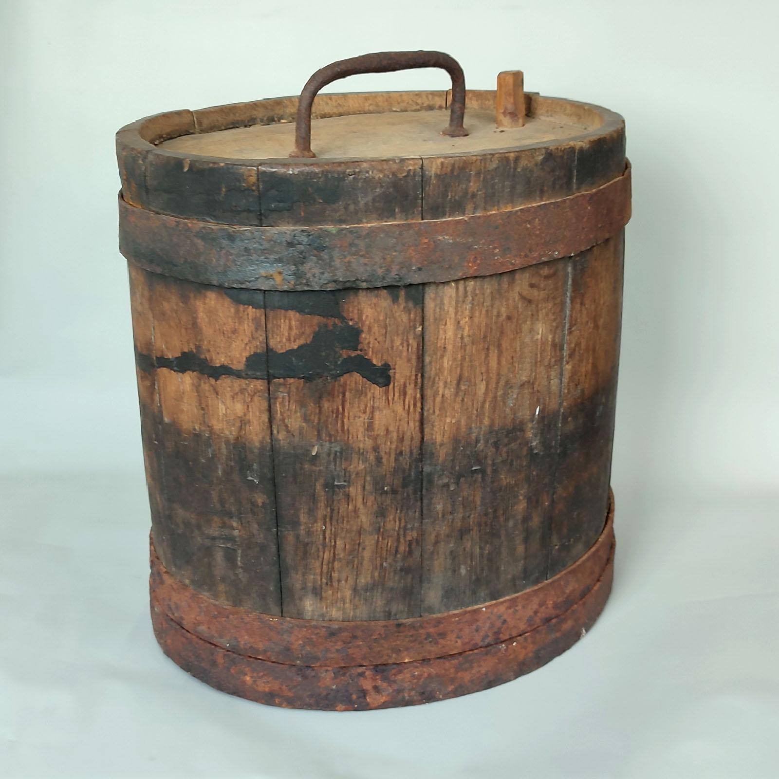 Metà XIX secolo Vino scandinavo, alcool, botte di Oak, XIX secolo in vendita