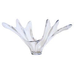 Scandinavian Free Form Hand Blown Glass Sculpture