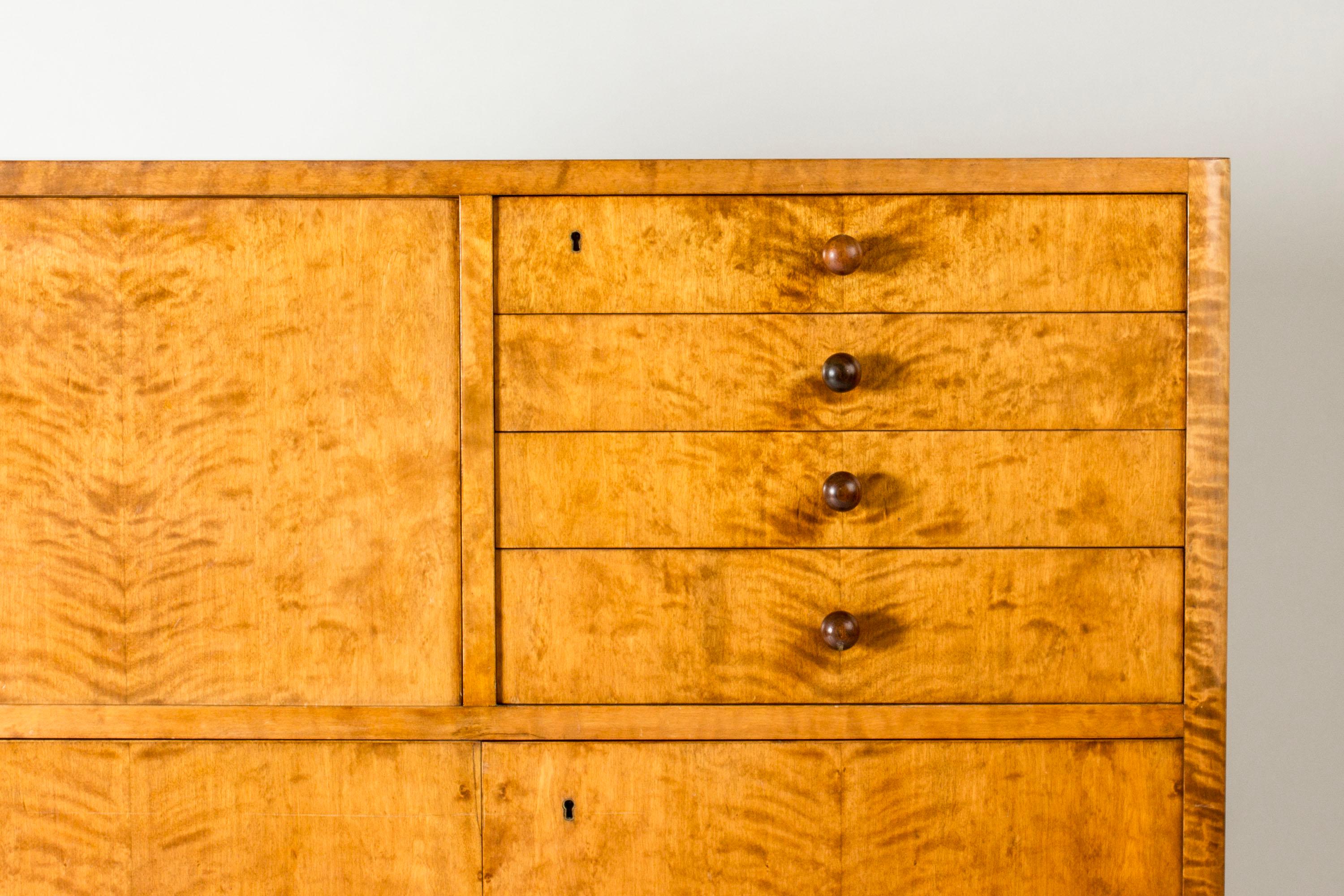 Swedish Scandinavian Functionalist Cabinet, Axel Larsson, Bodafors, Sweden, 1930s For Sale