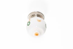 Scandinavian Flush Mount Ceiling Light, 1950s, UL-ready