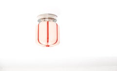 Scandinavian Functionalist Ceiling Light, 1950s, UL-ready