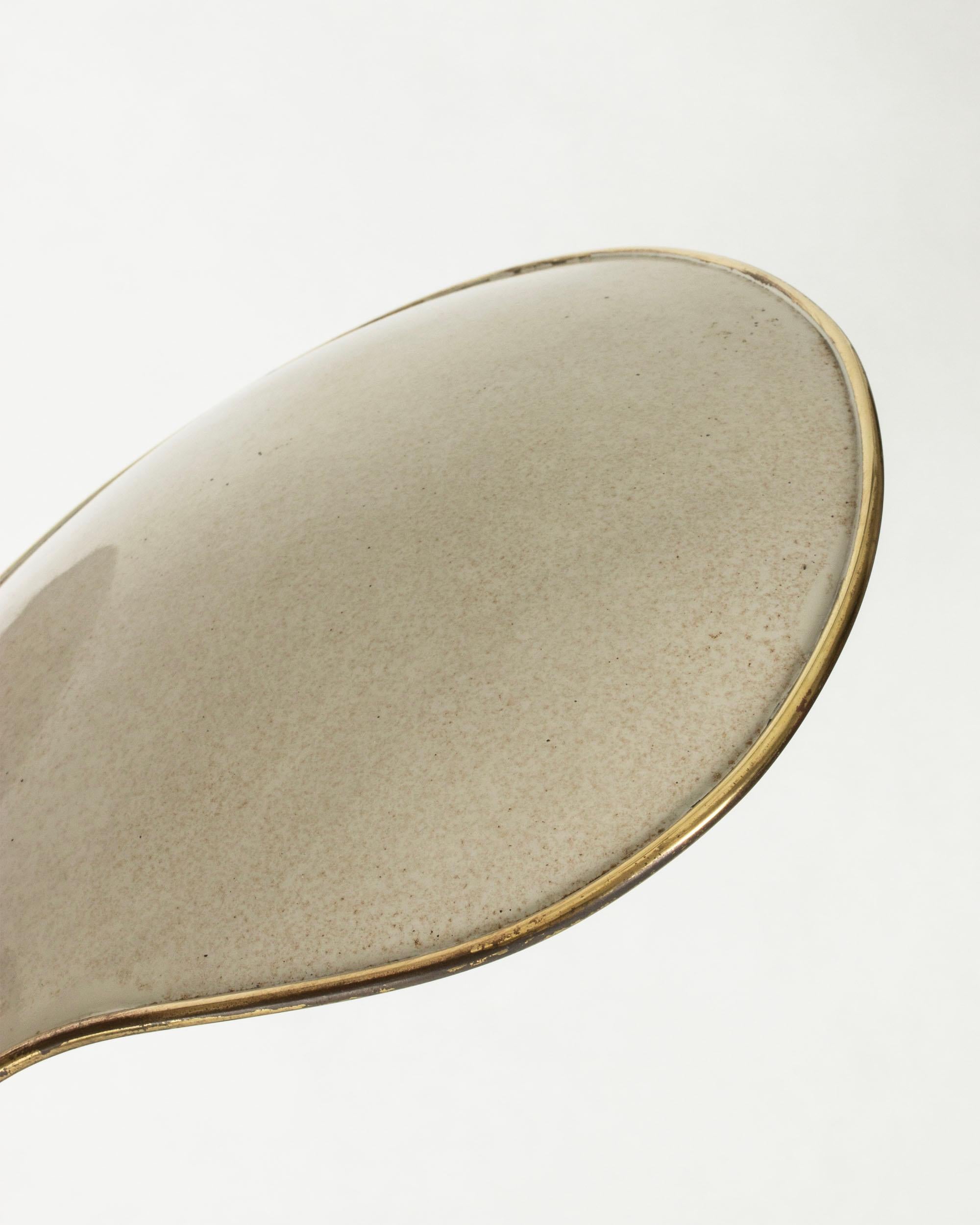 Scandinavian Functionalist Chandelier by Carl-Axel Acking, Sweden, 1930s In Good Condition For Sale In Stockholm, SE