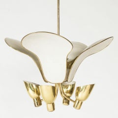 Scandinavian Functionalist Chandelier by Carl-Axel Acking, Sweden, 1930s