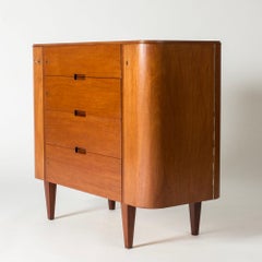 Scandinavian Functionalist chest of drawers, Oscar Nilsson, NK, Sweden, 1930s
