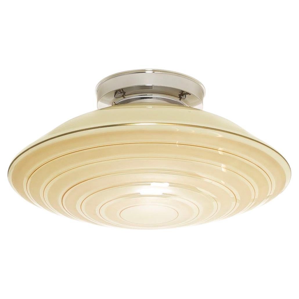 Plafonnier encastré fonctionnaliste scandinave, années 1950