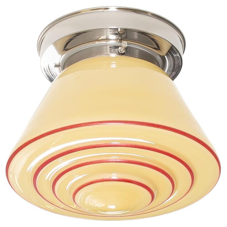 Plafonnier encastré fonctionnaliste scandinave, années 1950
