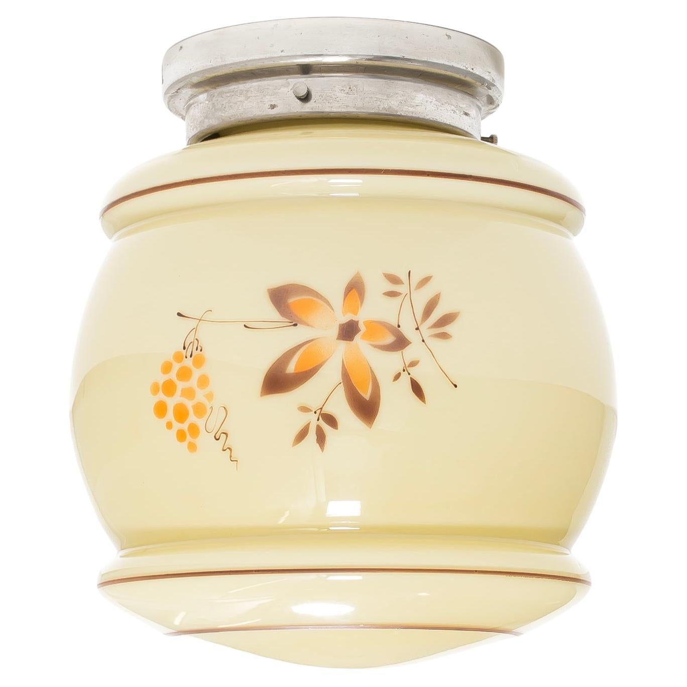 Plafonnier encastré fonctionnaliste scandinave, années 1950