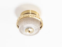 Scandinavian Functionalist Flushmount Hallway Light, 1970s