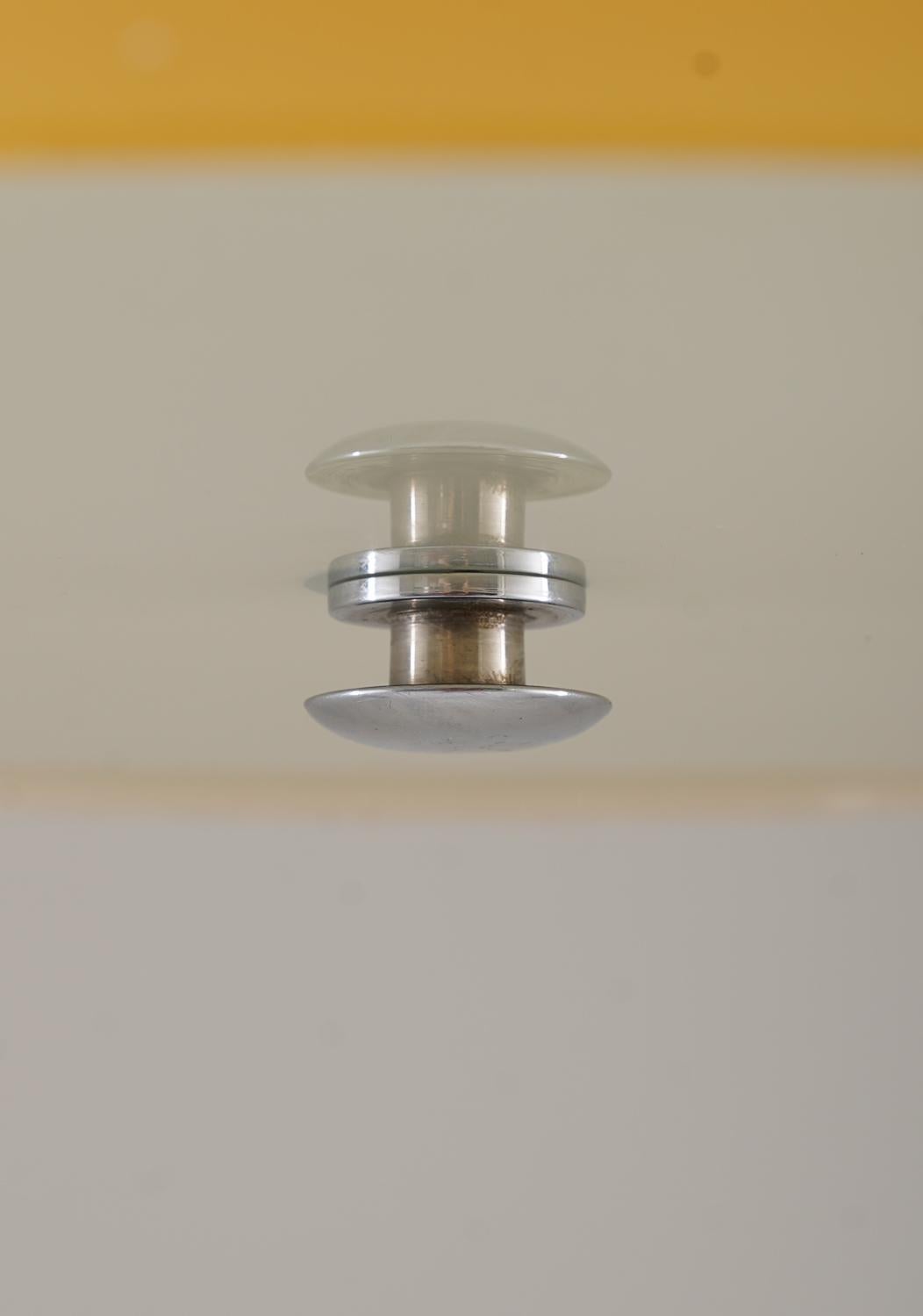 20th Century Scandinavian Functionalist Glass Pendant, 1930s