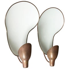 Scandinavian Functionalist Wall Lights by Carl-Axel Acking, Sweden, 1930s