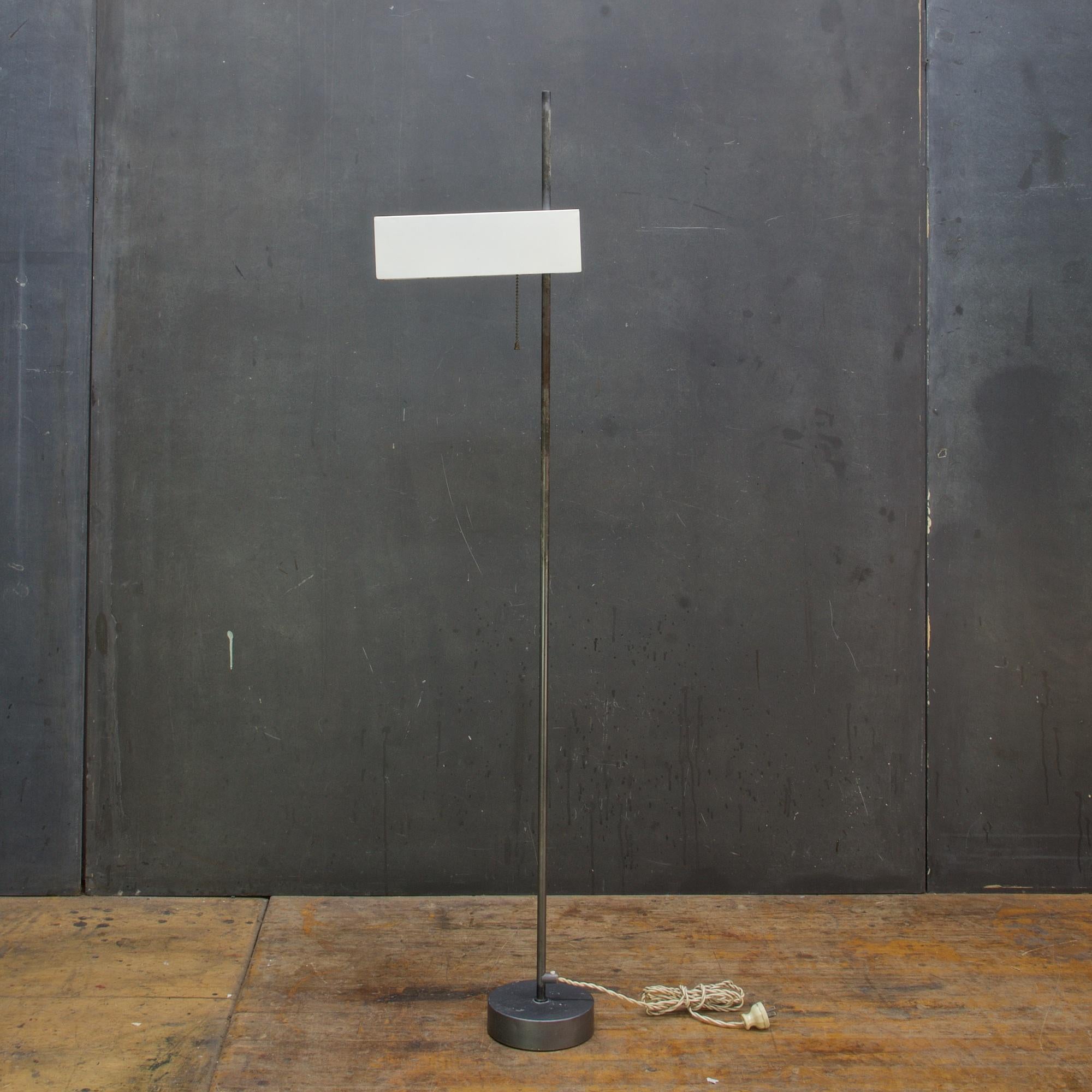 Mid-Century Modern Scandinavian G97 Floor Lamp H.A. Jakobsson Markaryd Sweden Art Deco Bauhaus For Sale