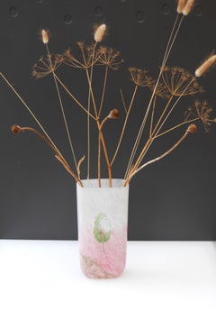 Scandinavian Glass Art Vase Known as "May" by Kjell Engman for Kosta Boda, 1980s