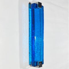 Scandinavian glass door handle, Lindshammar Glassworks, Sweden, 1960s