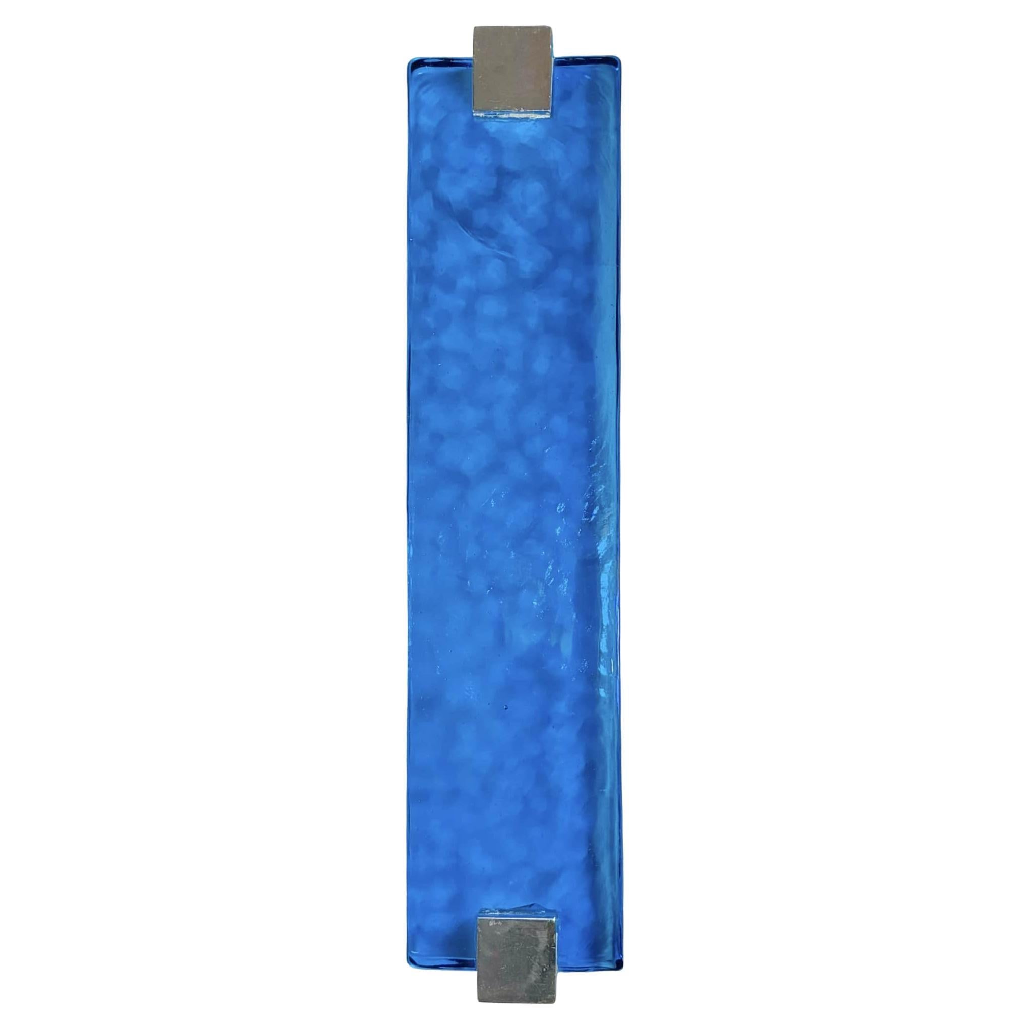 Scandinavian glass door handle, Lindshammar Glassworks, Sweden, 1960s