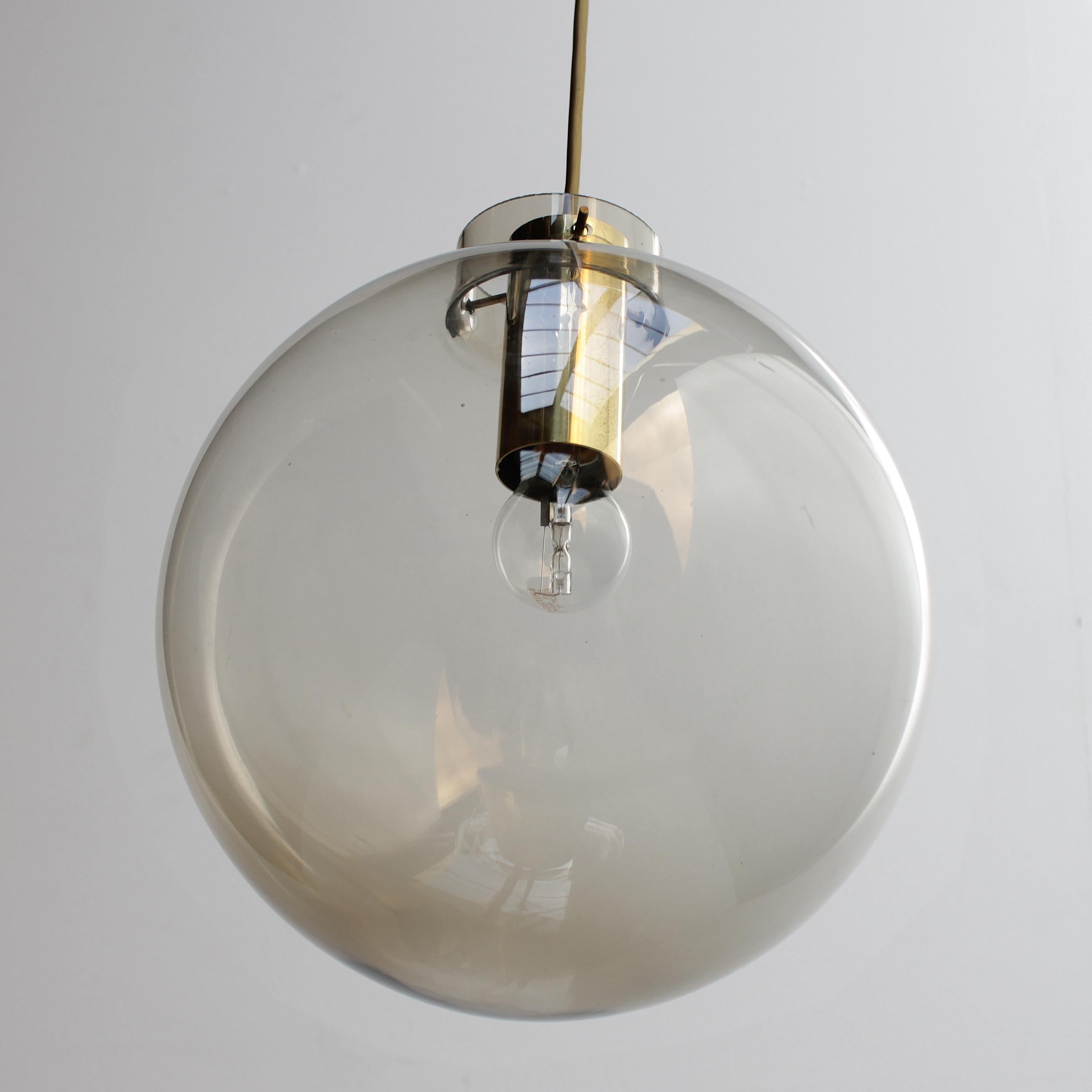 Scandinavian Glass Sphere Pendant by Jonas Hidle for Høvik Lys 1