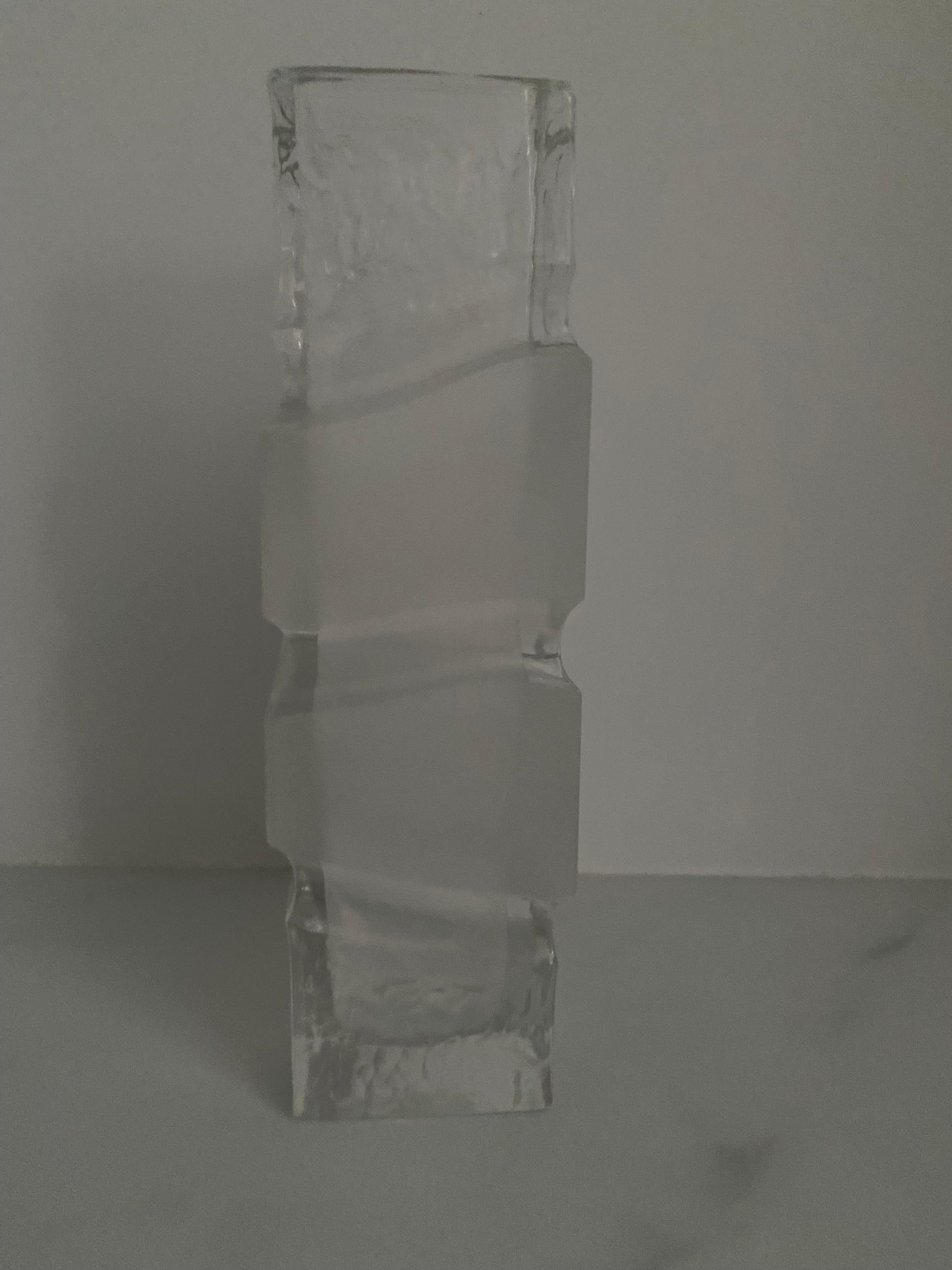 Mid-Century Modern Scandinavian Glass Vase For Sale