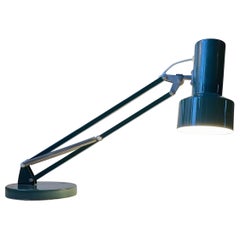 Scandinavian Green Architects Table Lamp from Lyskær, 1970s