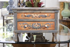 Scandinavian Hand-Painted Specimen Chest