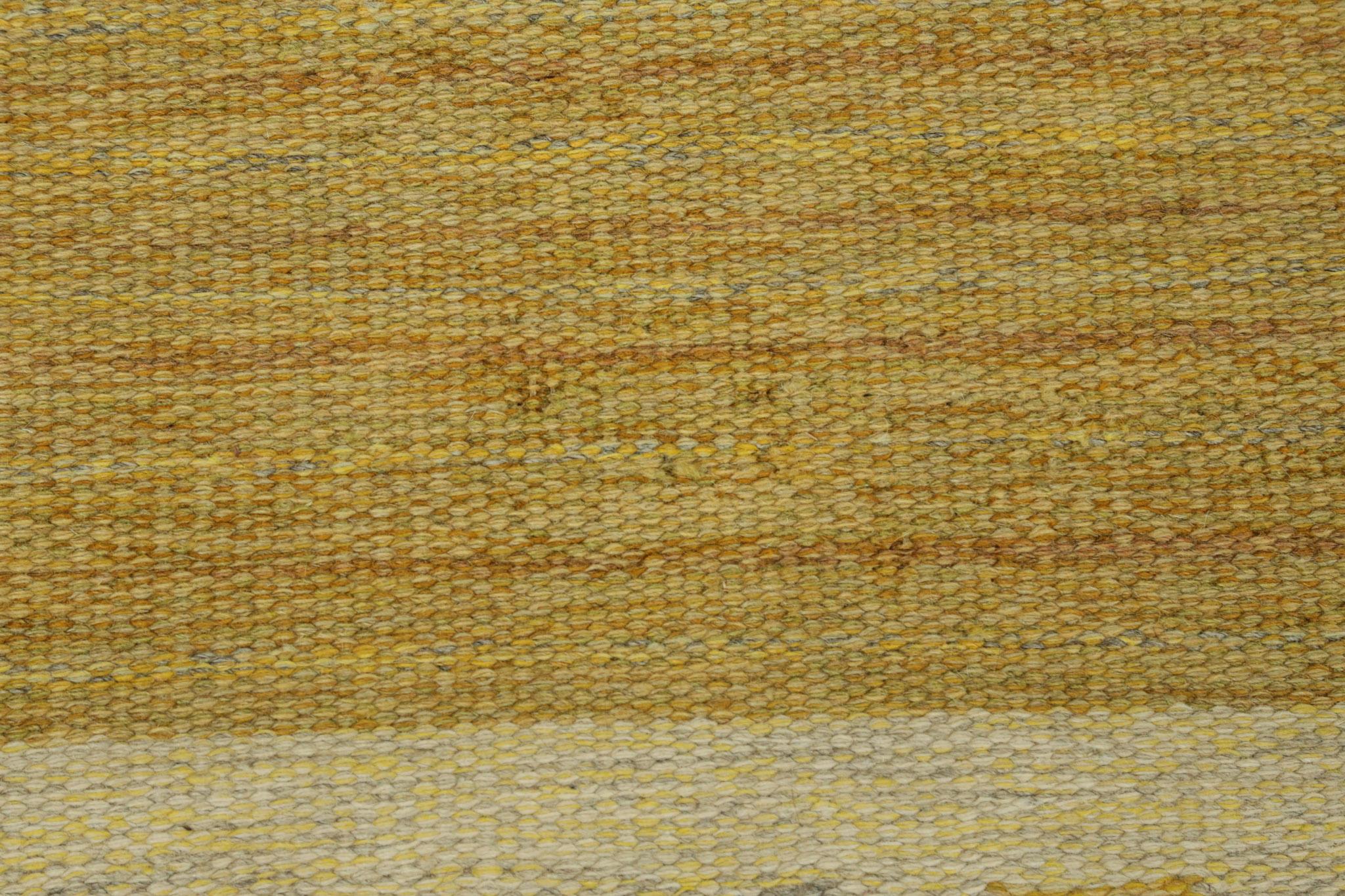Scandinavian Hand Woven Rug from Ingegerd Silow from the 60's For Sale 4