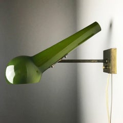 Scandinavian Handblown Glass Wall Sconces, Denmark 1960s