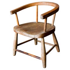 Scandinavian Handmade Child's Windsor Chair, ca. 1900