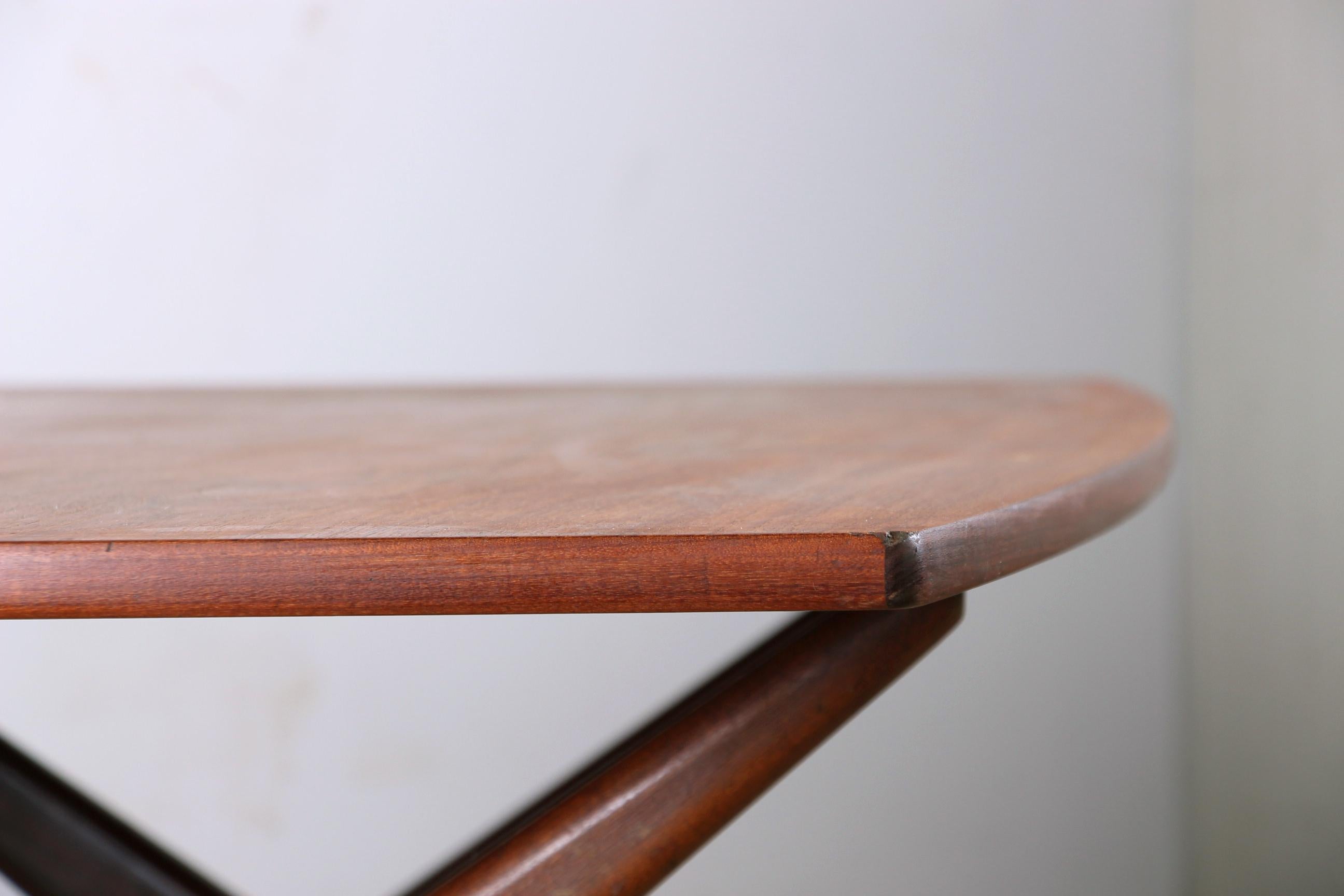Scandinavian High and Low Table in Teak, 1960 For Sale 5