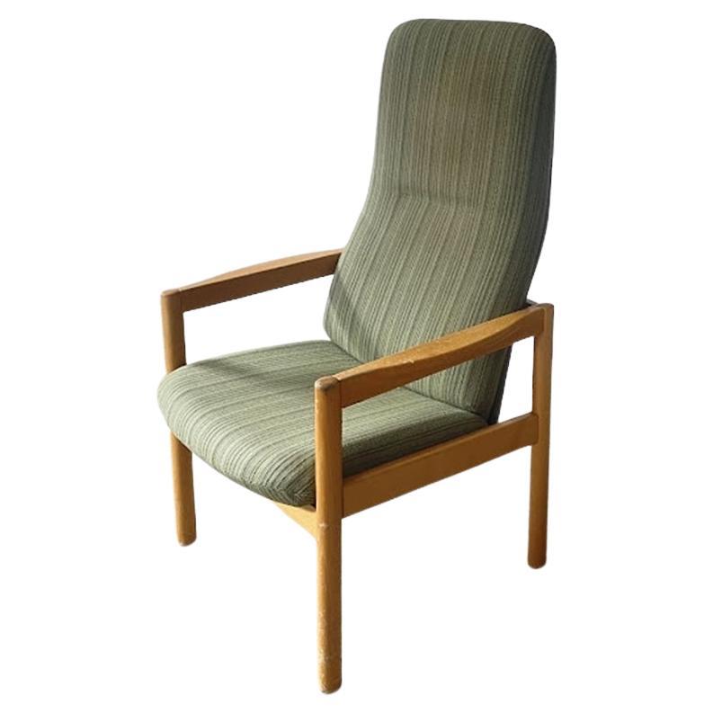 Scandinavian High-Back Lounge Chair