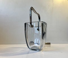 Scandinavian Ice Bucket by Olaf Gunnar Hjertzell and Strömbergshyttan, 1940s